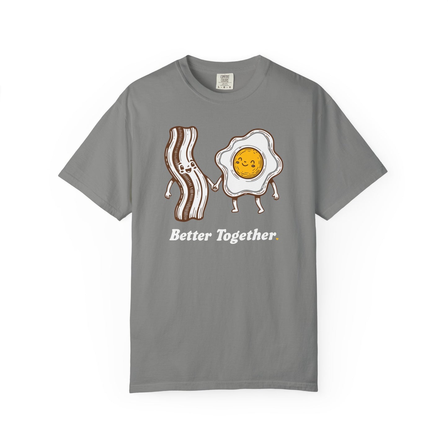 Better Together Bacon & Egg T-Shirt — Cute Breakfast Couple Tee