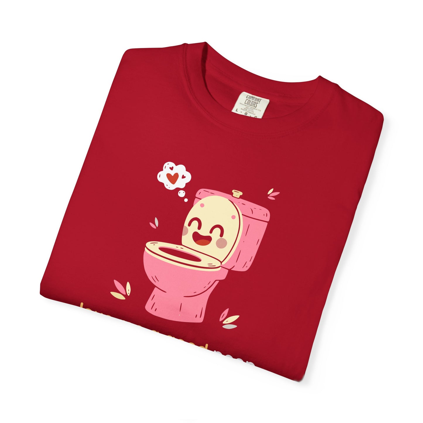 "Love Me a Good Poop" Couples Tee - Funny Toilet Bathroom Graphic T-Shirt —