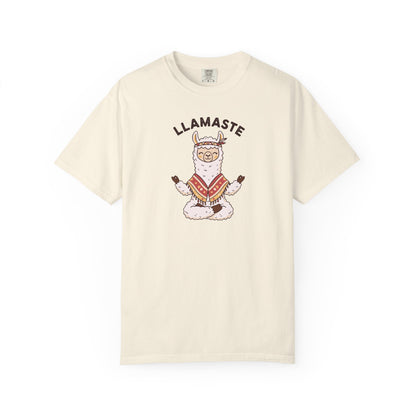 Llamaste Yoga Llama T-Shirt — Funny Meditation Unisex Tee