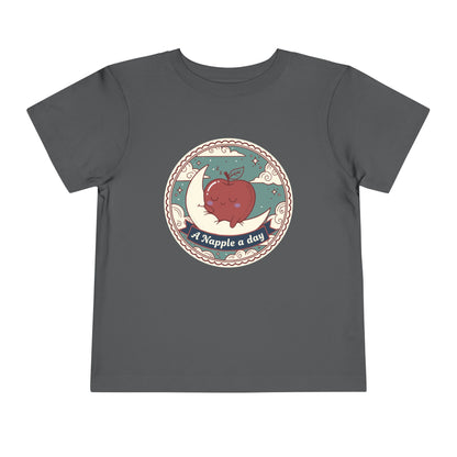 “A Napple a Day” Toddler Tee — Cute Apple Nap Graphic Kids Shirt