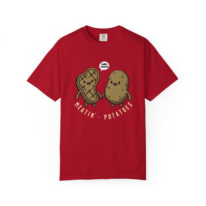 Meatin' Potatoes T-Shirt — Cute Steak & Potato Graphic Tee