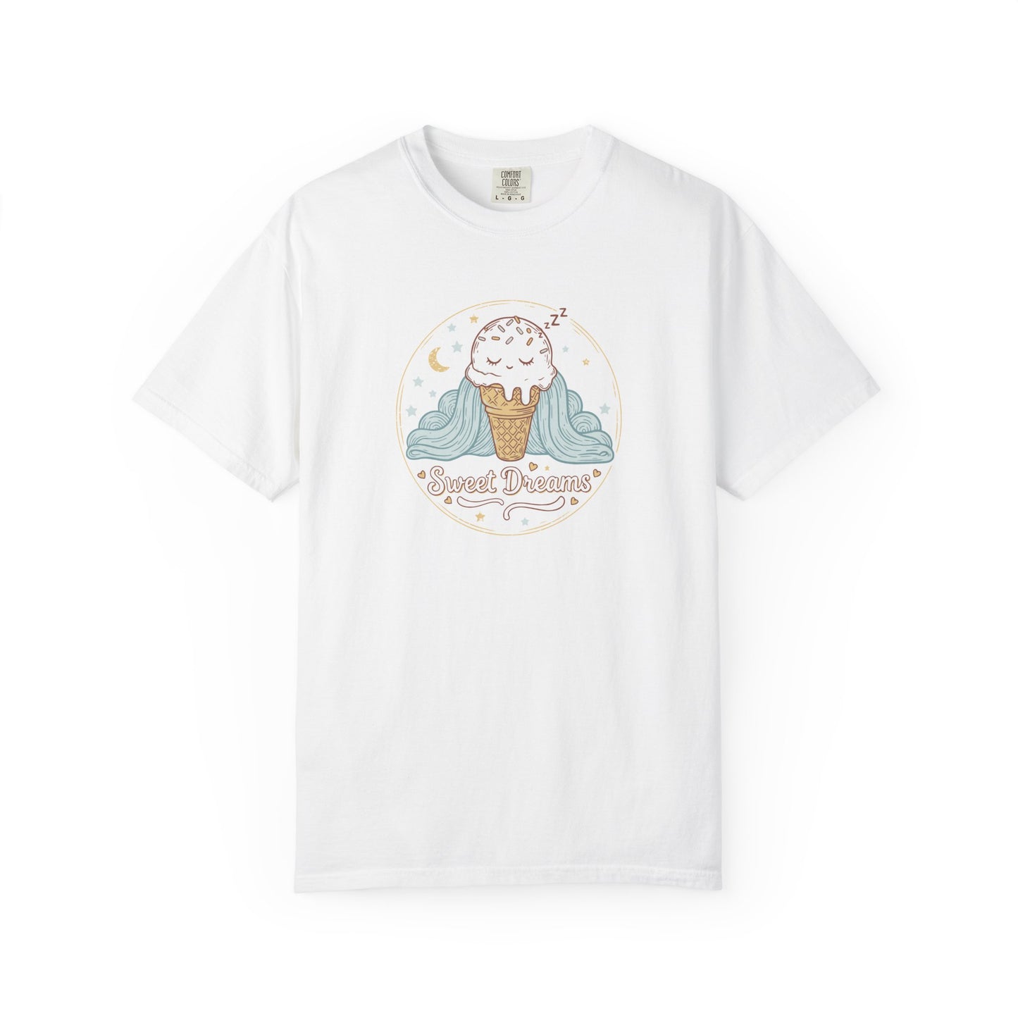 Sweet Dreams Ice Cream T-Shirt — Cute Pastel Dessert Graphic Tee