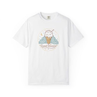 Sweet Dreams Ice Cream T-Shirt — Cute Pastel Dessert Graphic Tee