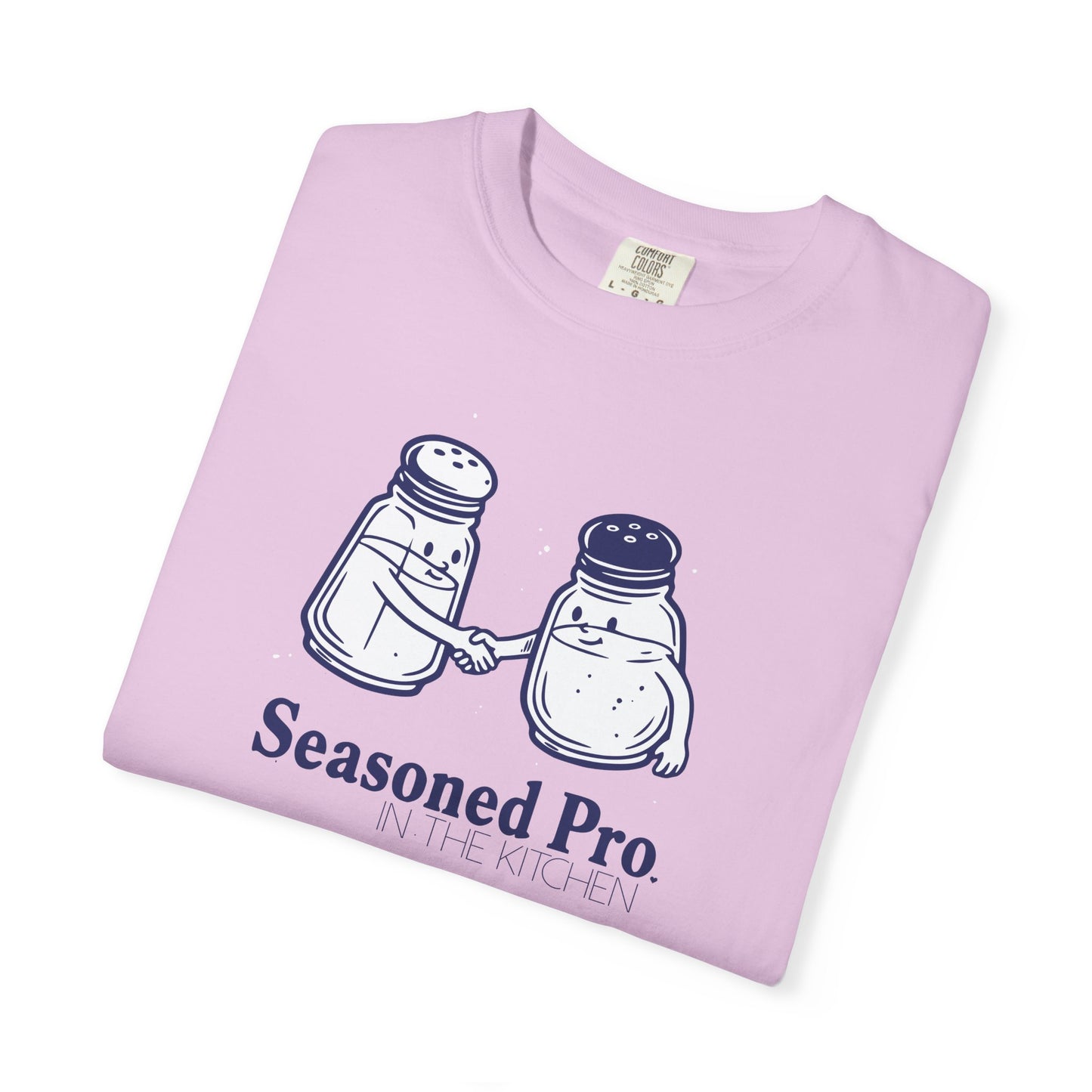 "Seasoned Pro in the Kitchen" T-Shirt — Funny Salt & Pepper Shakers Chef Graphic Tee
