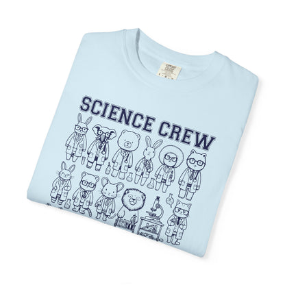 "Science Crew: Class of CO₂" T-Shirt - Cartoon Chemistry Cute Animal Tee