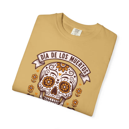 Día de los Muertos Sugar Skull T-Shirt — Floral Calavera Day of the Dead Tee