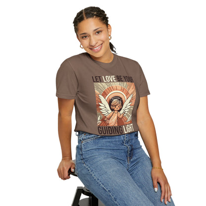 Let Love Be Your Guiding Light T-Shirt — Angelic Inspirational Graphic Tee