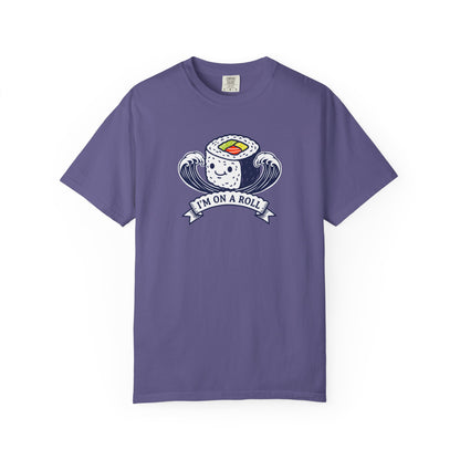 I'm On A Roll Sushi T-Shirt — Cute Kawaii Seafood Graphic Tee