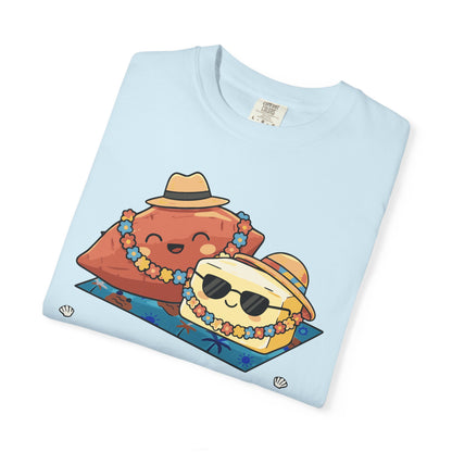 "On vacation? I sure yam!" Couples Tee — Cute Yam Butter Summer Vacation Vibes T-Shirt