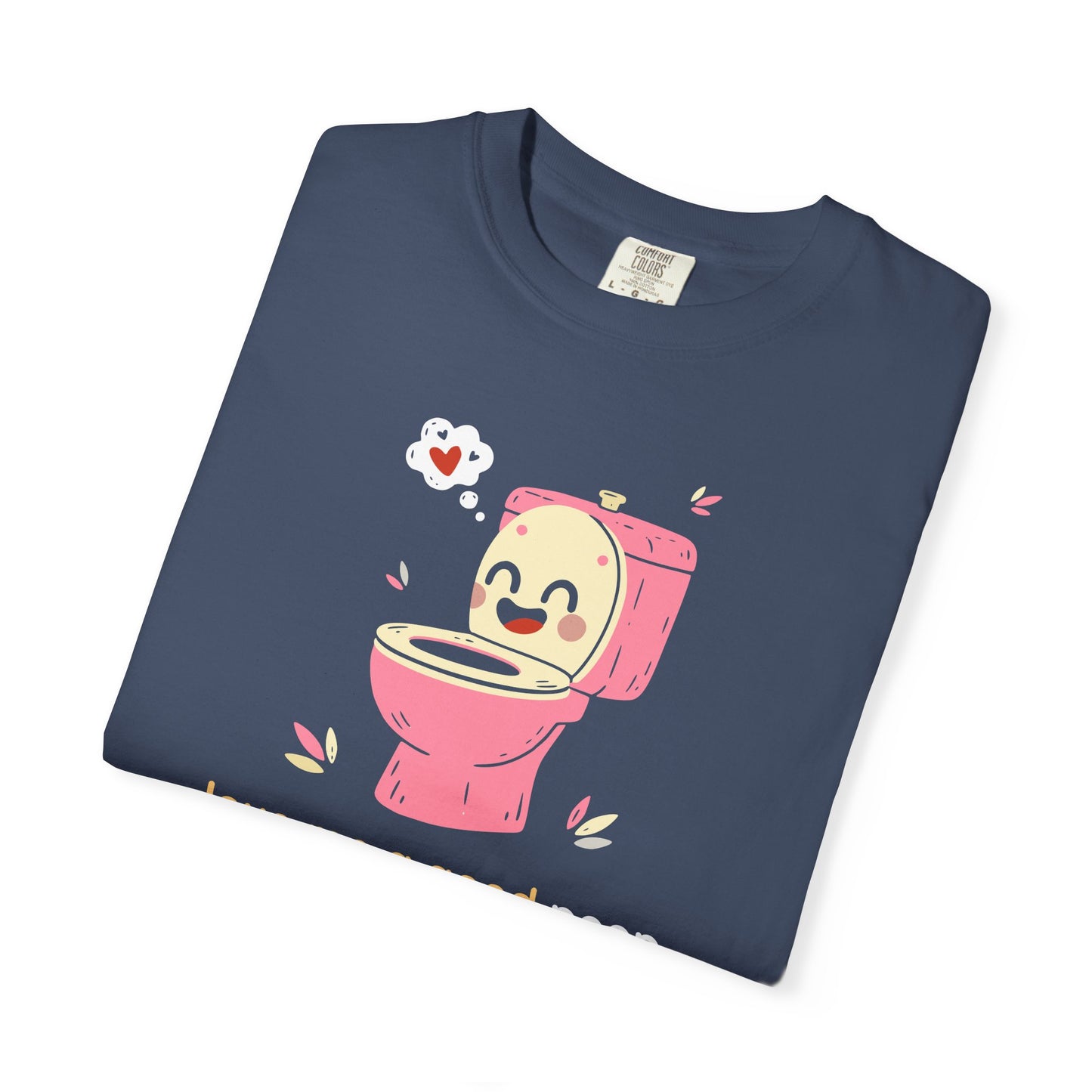 "Love Me a Good Poop" Couples Tee - Funny Toilet Bathroom Graphic T-Shirt —