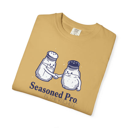 "Seasoned Pro in the Kitchen" T-Shirt — Funny Salt & Pepper Shakers Chef Graphic Tee