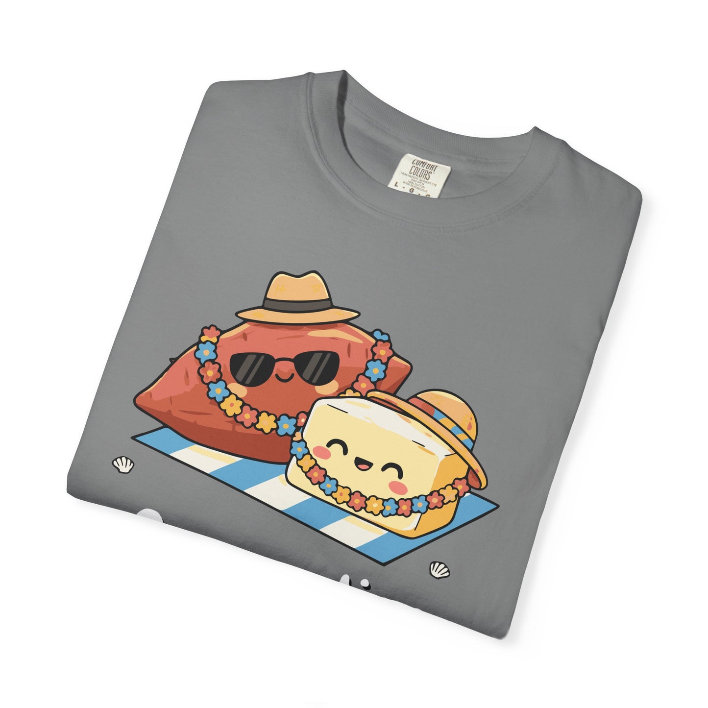 "On vacation with my butter half" Couples Tee —  Cute Vacation Yam Butter Summer T-Shirt