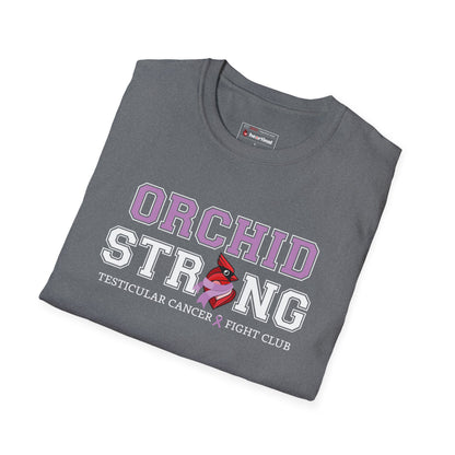 Orchid Strong T-Shirt — Testicular Cancer Fight Club Awareness Tee