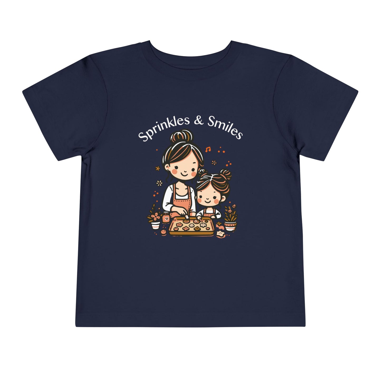 "Sprinkles & Smiles" Toddler Tee —  Mom & Me Baking Graphic Shirt