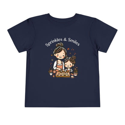 "Sprinkles & Smiles" Toddler Tee —  Mom & Me Baking Graphic Shirt