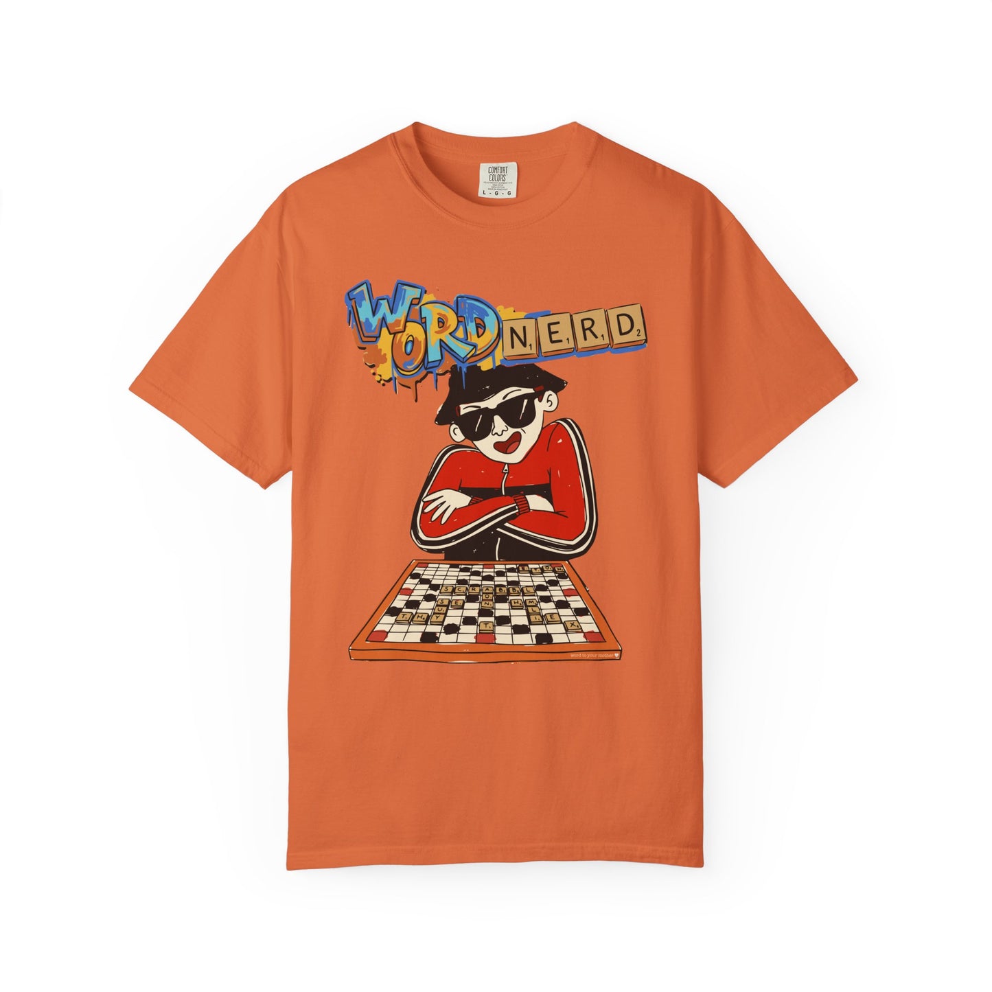 Word Nerd T-Shirt — Retro HipHop Scrabble Player Graphic Tee