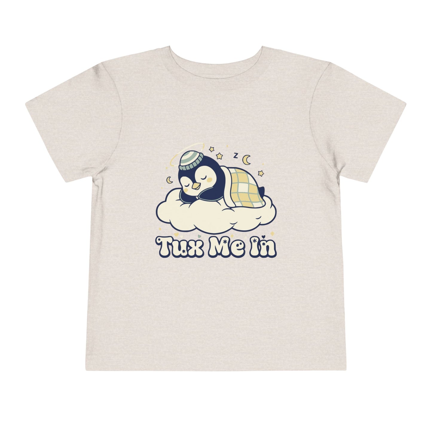 'Tux Me In' Toddler Tee —  Sleepy Penguin Short Sleeve Kids Shirt