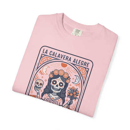 "La Calavera Alegre" T-Shirt — Día de Muertos Day of the Dead Graphic Tee
