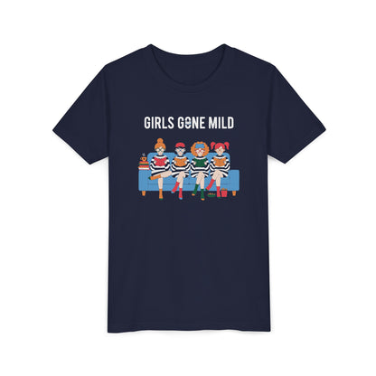 "Girls Gone Mild" Youth Tee – Cute Reading Club Graphic T-Shirt