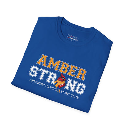 Amber Strong T-Shirt — Appendix Cancer Fight Club Support Tee