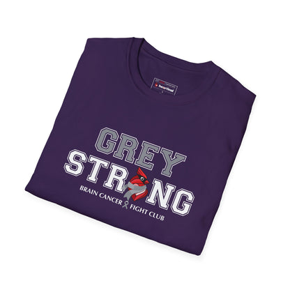 Grey Strong T-Shirt – Brain Cancer Fight Club Support Tee