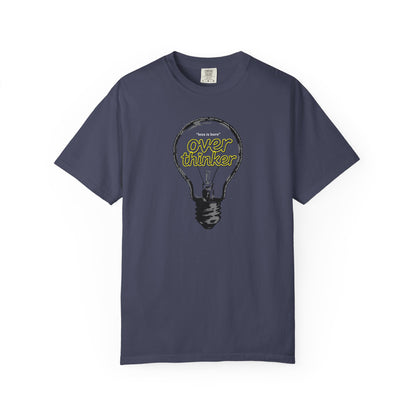 "Overthinker: Less Is Bore" Lightbulb T-Shirt - Smart Funny Tee