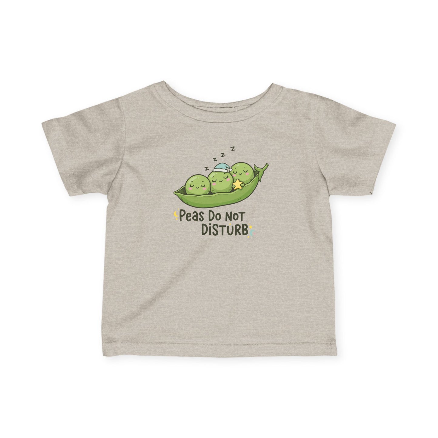 "Peas Do Not Disturb" Infant Tee — Cute Sleeping Peas Baby Shirt
