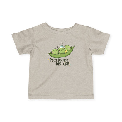 "Peas Do Not Disturb" Infant Tee — Cute Sleeping Peas Baby Shirt