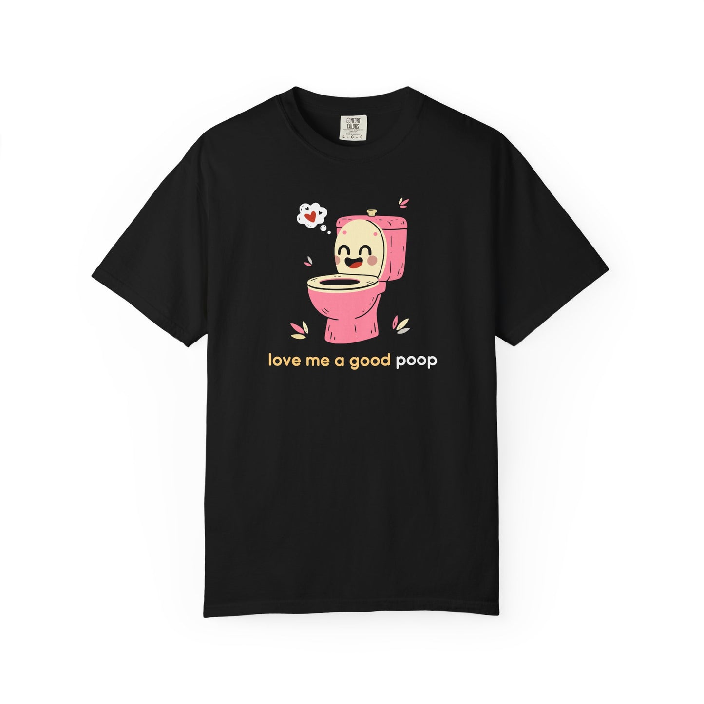 "Love Me a Good Poop" Couples Tee - Funny Toilet Bathroom Graphic T-Shirt —