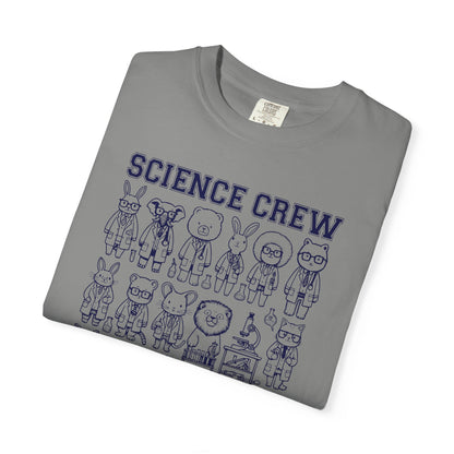 "Science Crew: Class of CO₂" T-Shirt - Cartoon Chemistry Cute Animal Tee
