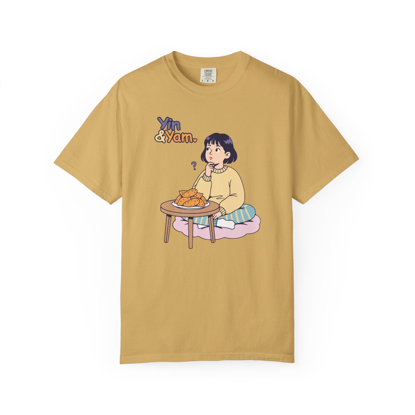 “Yin & Yam” T‑Shirt — Cute Unisex Fun Existential Snack Illustration Tee
