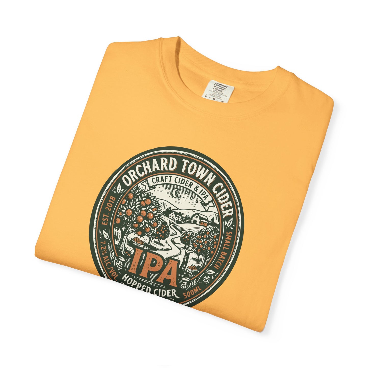 Orchard Town Cider IPA T-Shirt — Vintage Hopped Craft Beer Tee