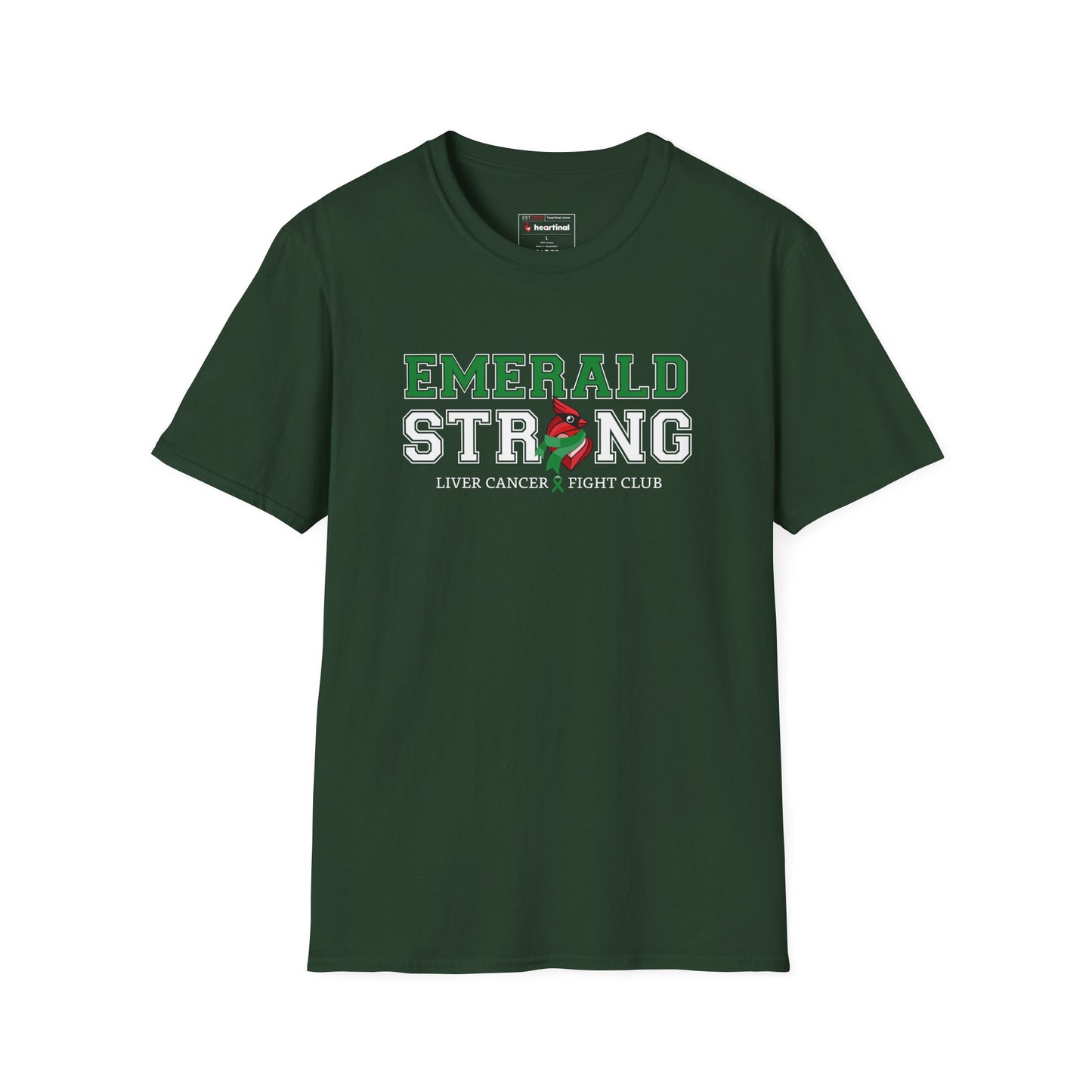 Emerald Strong T-Shirt — Liver Cancer Fight Club Awareness Tee
