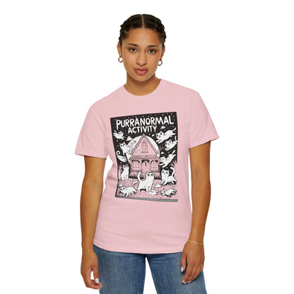 "Purranormal Activity" Cat T-Shirt — Spooky Paranormal Cat Lovers Graphic Tee