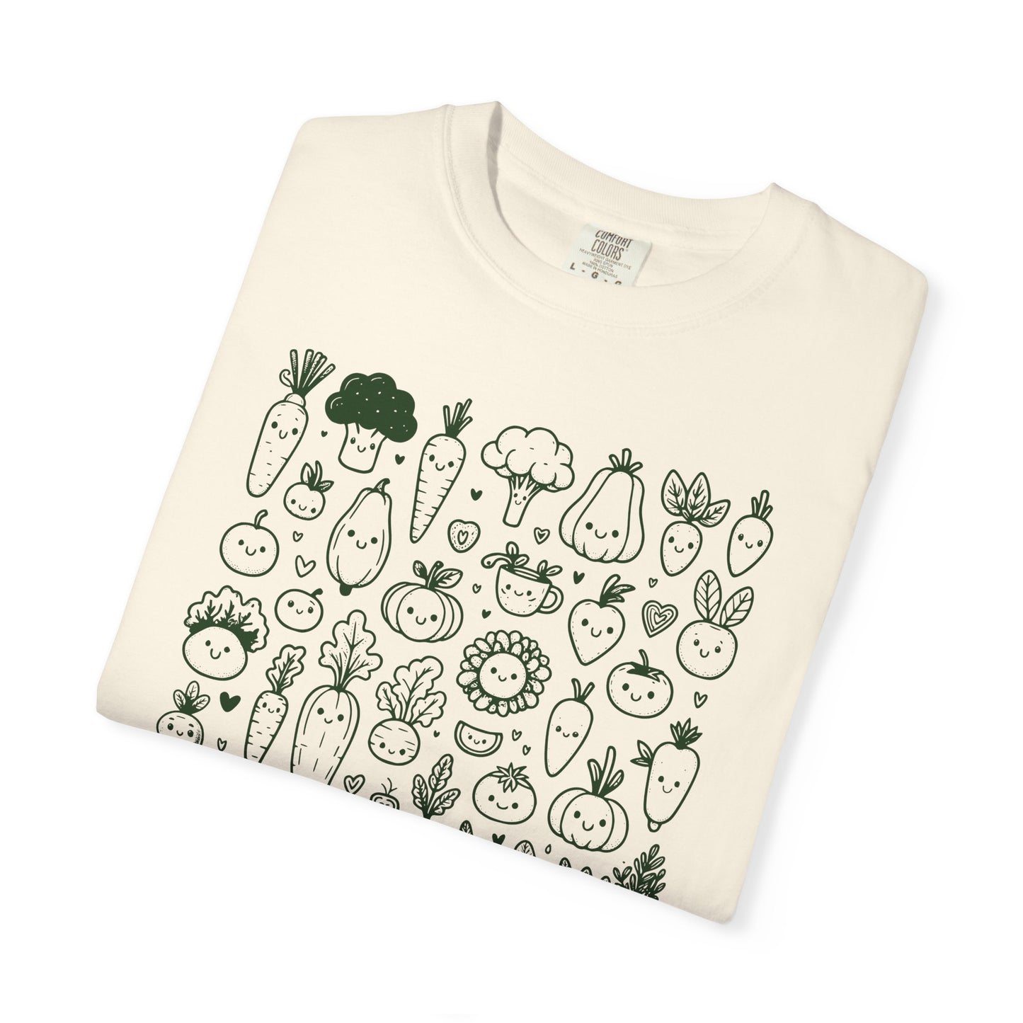 "Locally Grown: Plant Based & Good Taste" T-Shirt — Organic Vegan Farmer Garden Tee