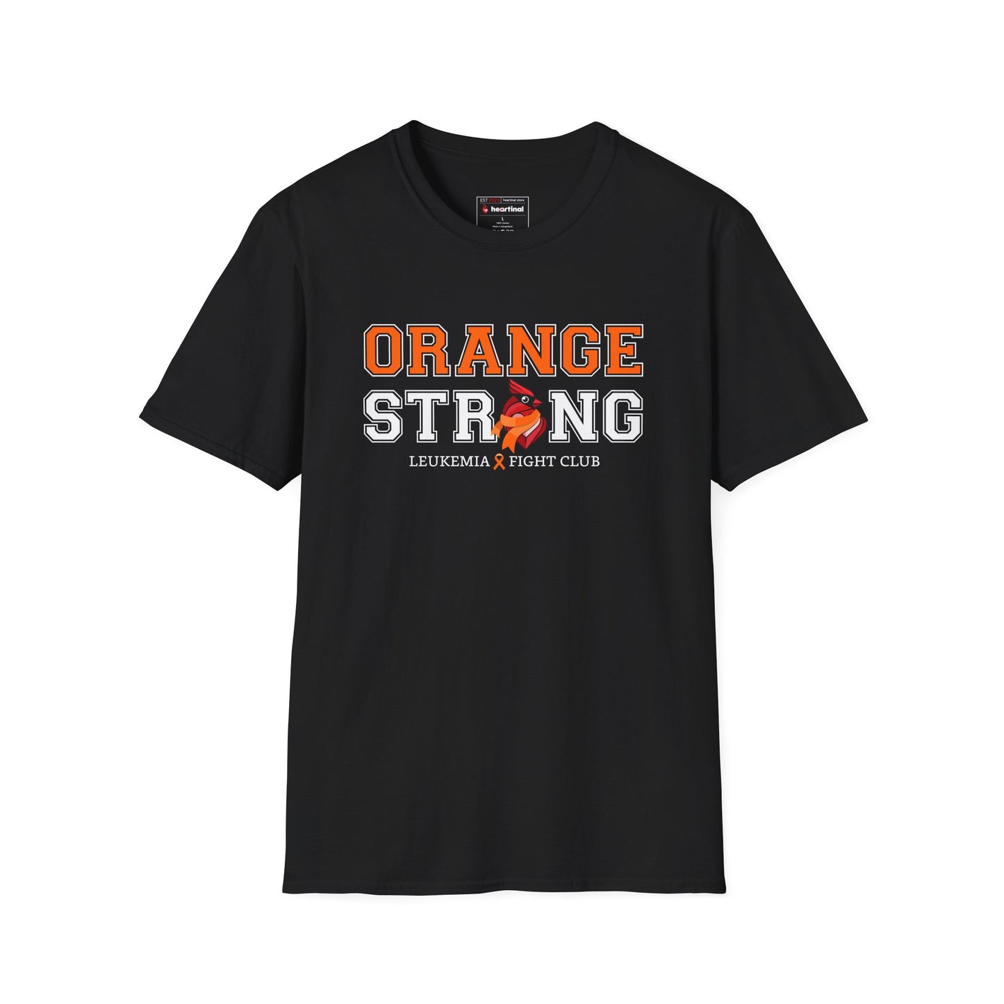 Orange Strong T-Shirt — Leukemia Cancer Fight Club Support Tee