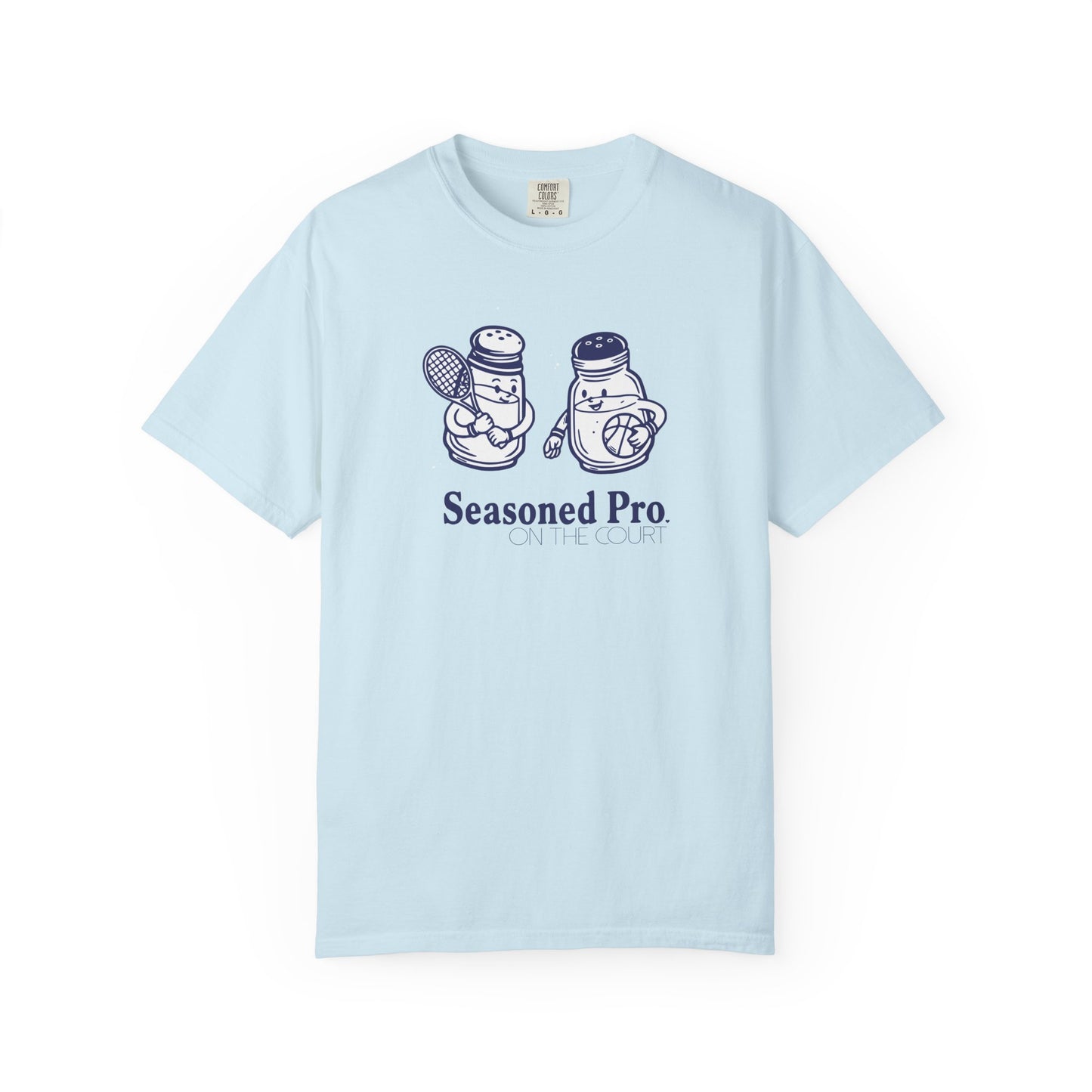 "Seasoned Pro on the Court" T-Shirt — Cute Salt & Pepper Shakers Athletic Graphic Tee