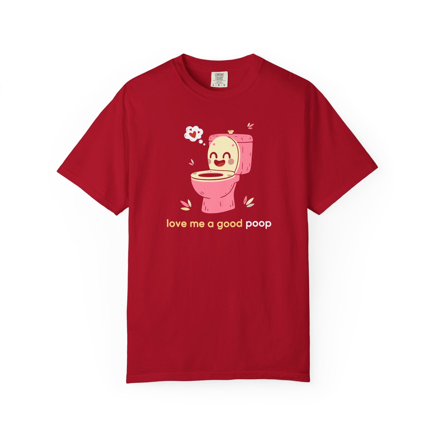"Love Me a Good Poop" Couples Tee - Funny Toilet Bathroom Graphic T-Shirt —