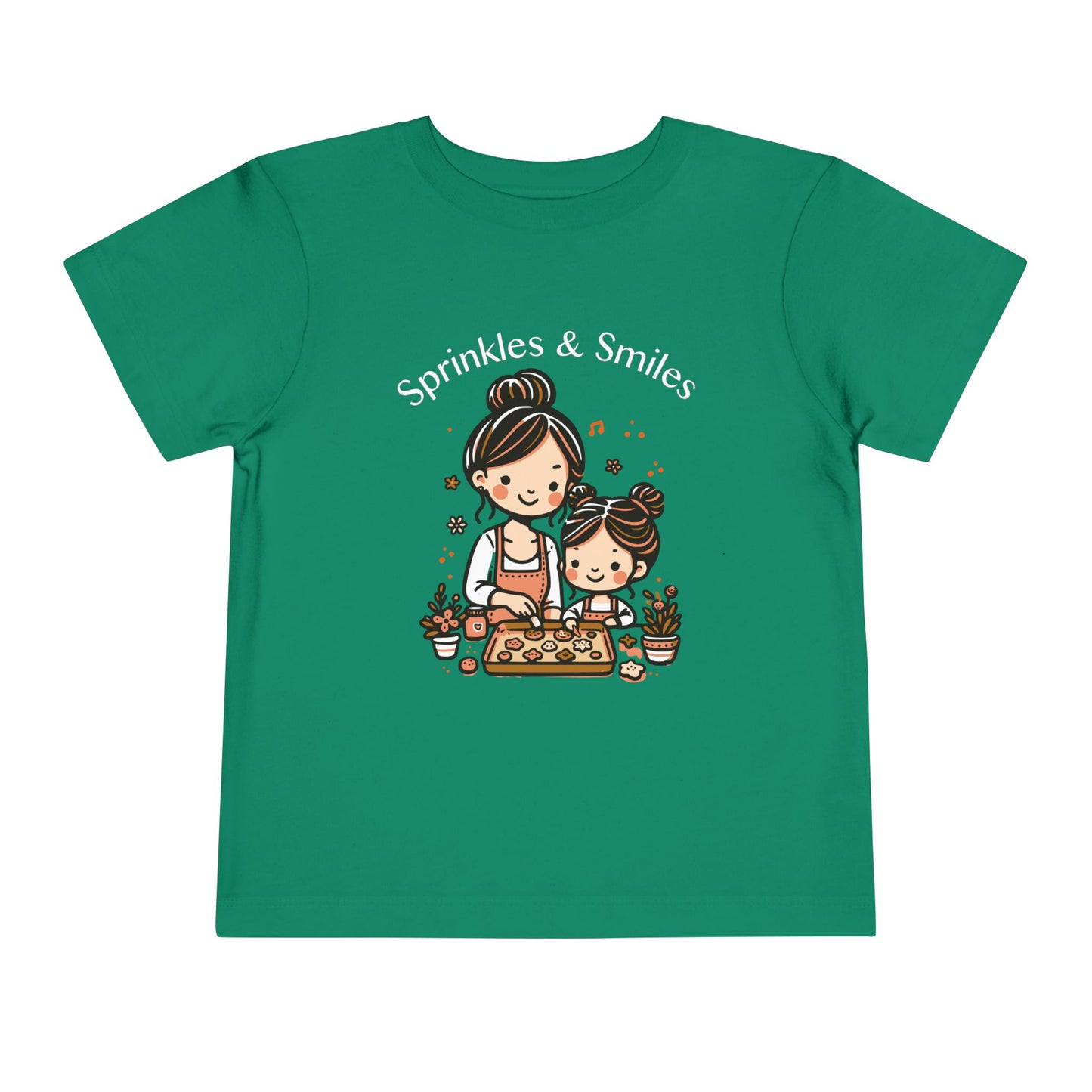 "Sprinkles & Smiles" Toddler Tee —  Mom & Me Baking Graphic Shirt