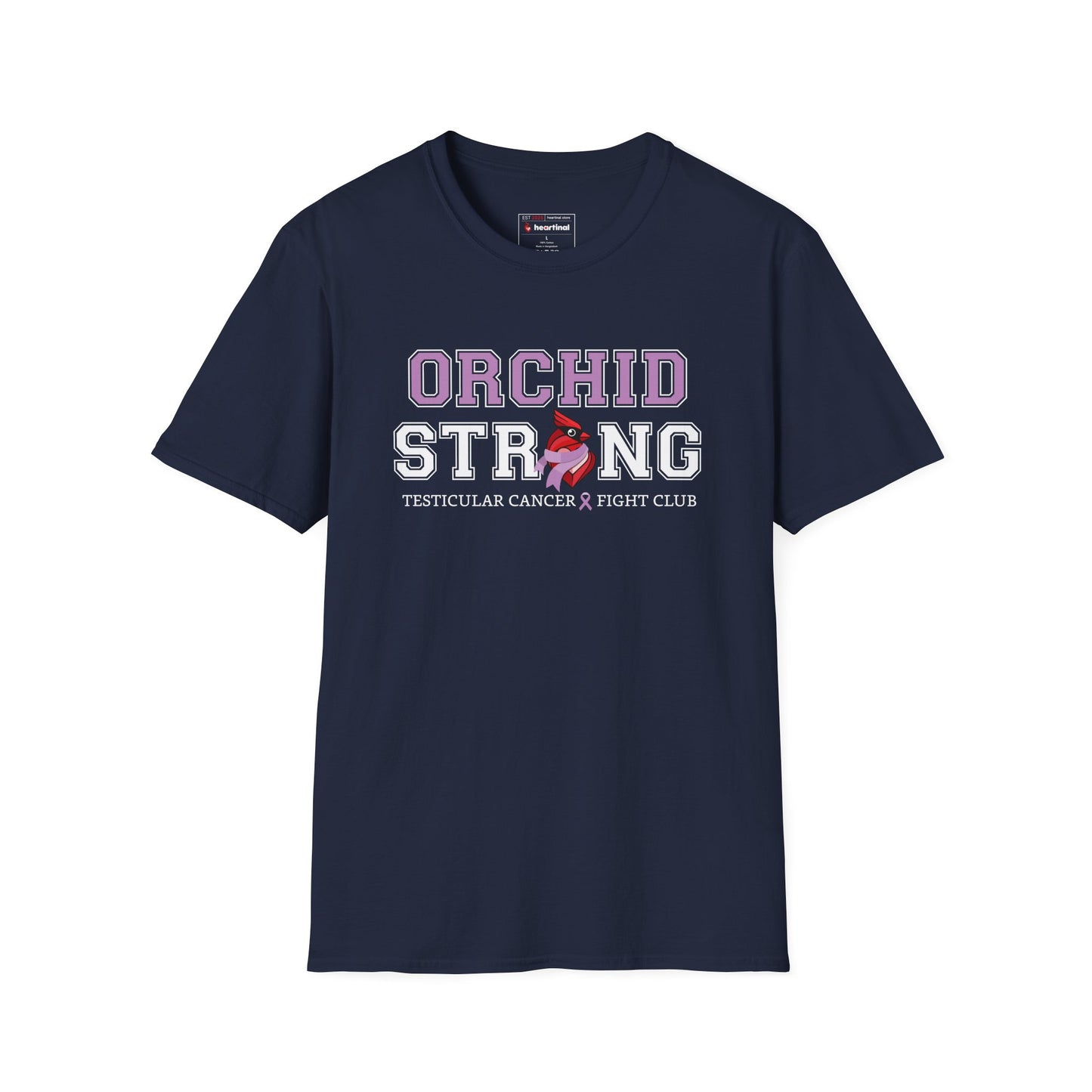Orchid Strong T-Shirt — Testicular Cancer Fight Club Awareness Tee