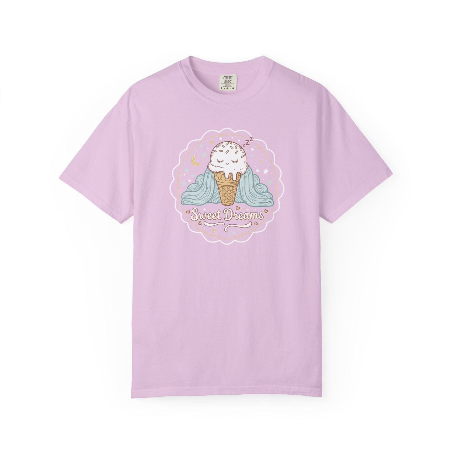 Sweet Dreams Ice Cream T-Shirt — Cute Pastel Dessert Graphic Tee