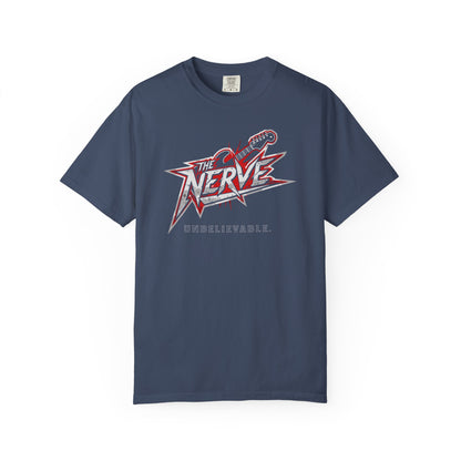 "The Nerve: Unbelievable" Graphic T-Shirt — Funny Classic Rock Logo Tee