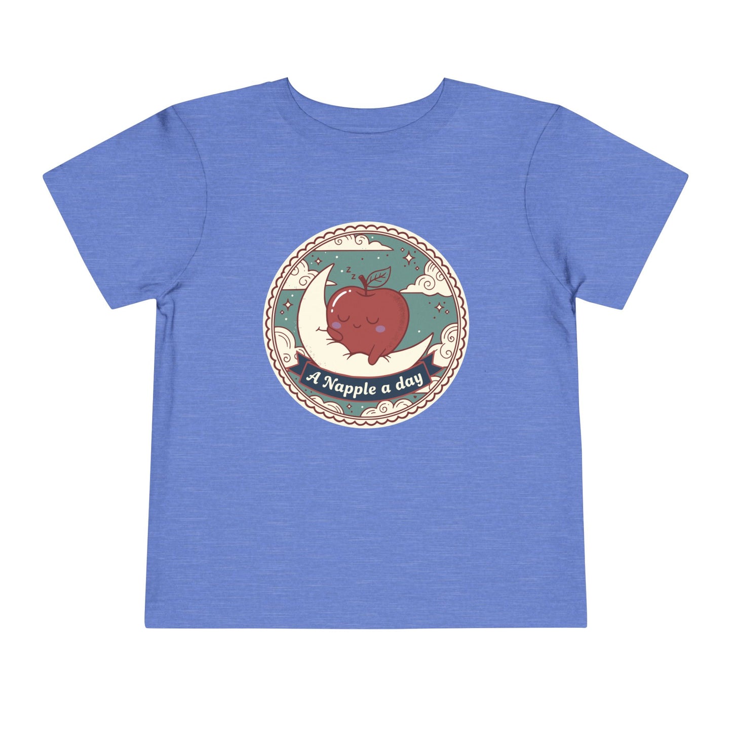 “A Napple a Day” Toddler Tee — Cute Apple Nap Graphic Kids Shirt