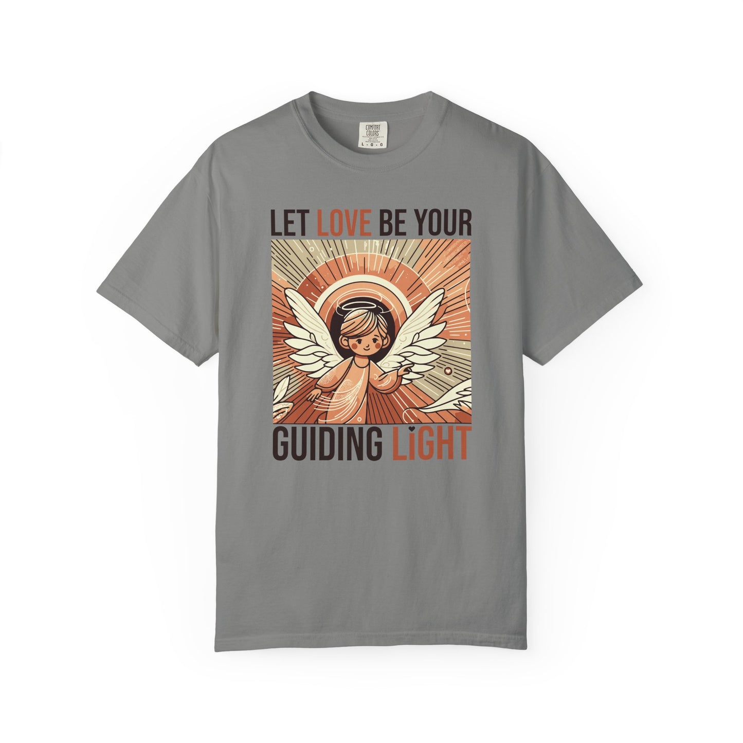 Let Love Be Your Guiding Light T-Shirt — Angelic Inspirational Graphic Tee