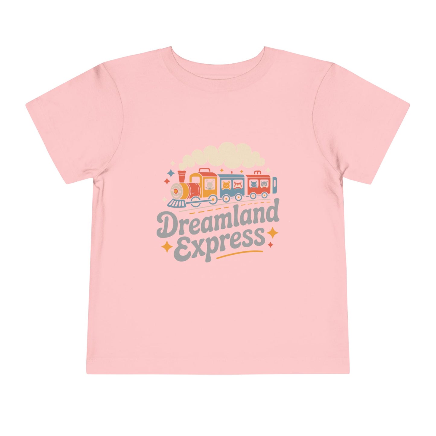 "Dreamland Express" Toddler Tee — Cute Train Kids Graphic T-Shirt