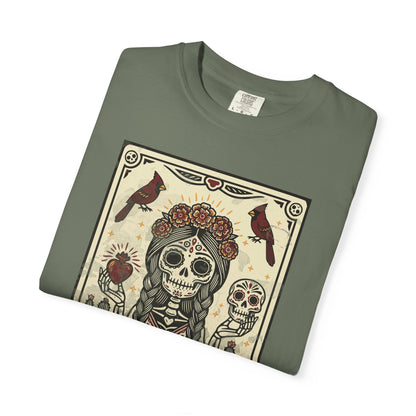 "La Muerte Amada" T-Shirt — Day of the Dead Skull Art Tee