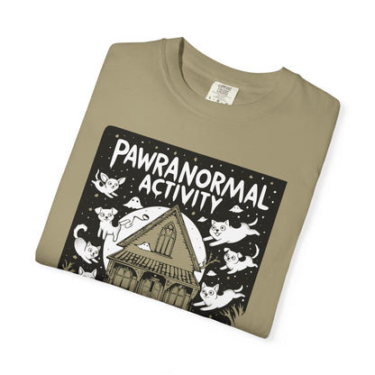 "Pawranormal Activity" Dog T-Shirt - Haunted House Fun Graphic Tee