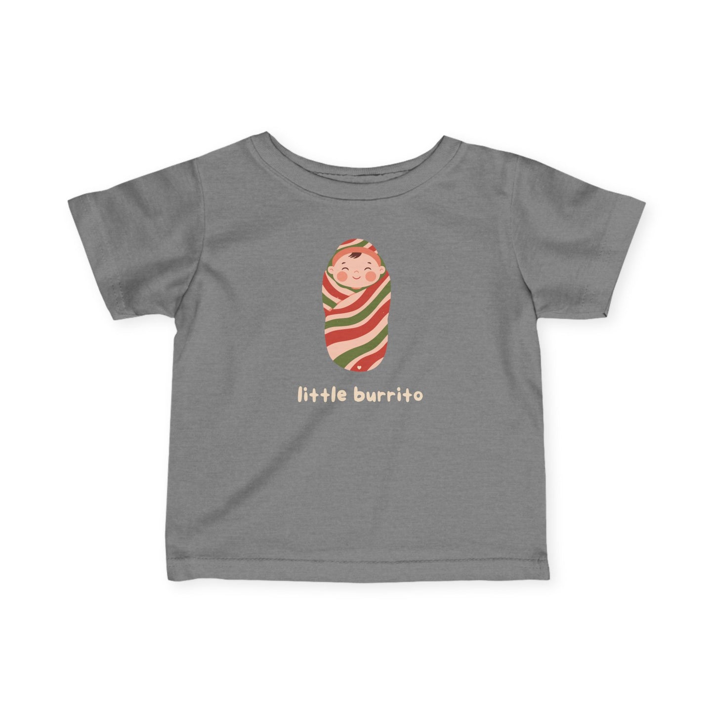'Little Burrito' Infant Tee — Adorable Swaddle Baby Shirt