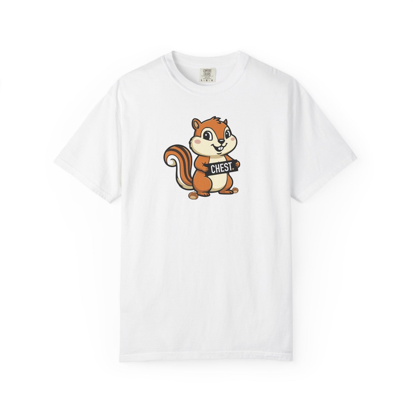 "Chestnuts: Chest" Couples Tee - Chipmunk Censored 'CHEST' Chestnut Graphic T-Shirt