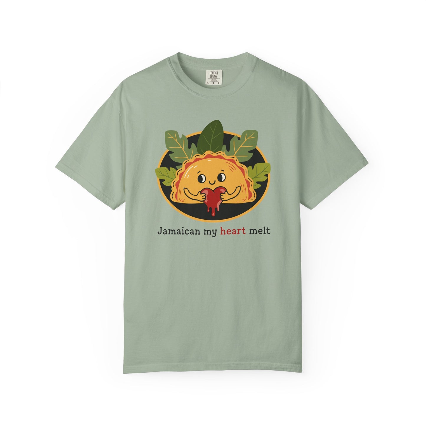 "Jamaican My Heart Melt" T-Shirt — Cute Patty Character Tee